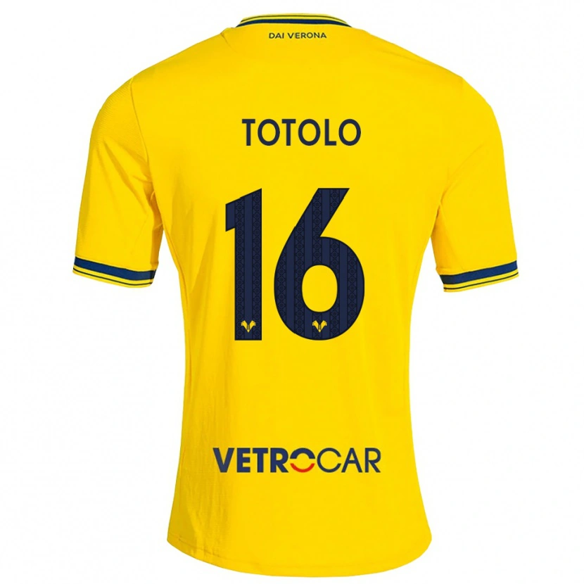 Danxen Kinder Maddalena Totolo #16 Gelb Rot Auswärtstrikot Trikot 2026/27 T-Shirt Schweiz