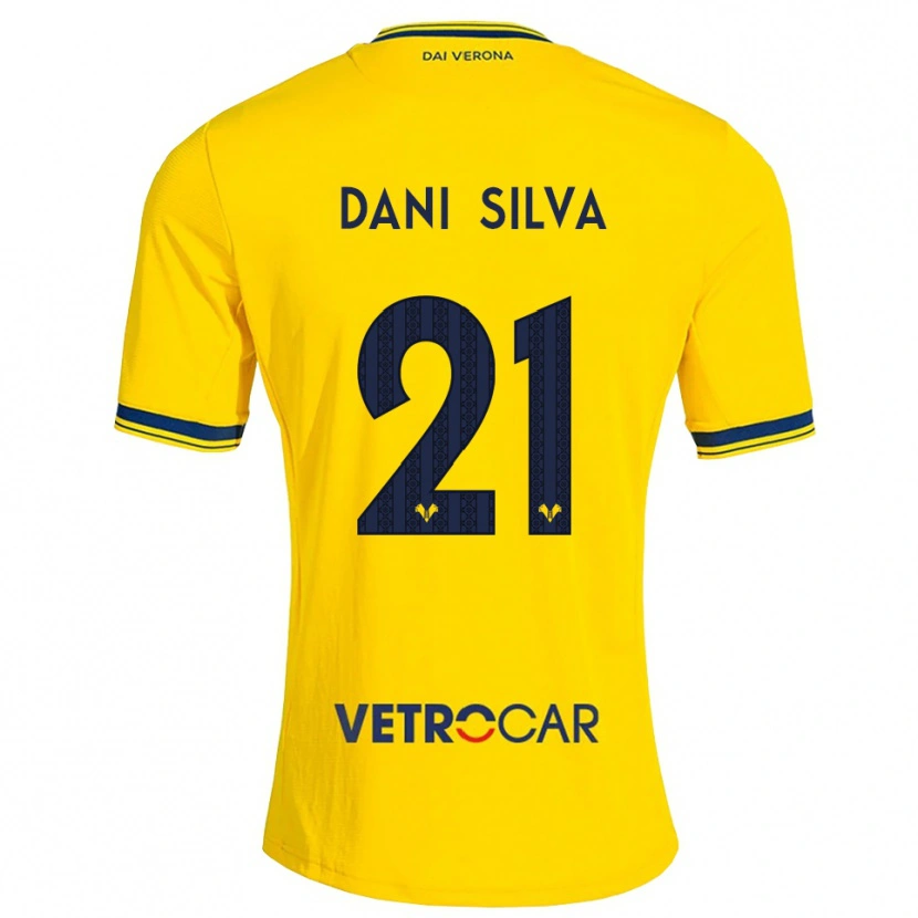 Danxen Kinder Dani Silva #21 Gelb Rot Auswärtstrikot Trikot 2026/27 T-Shirt Schweiz