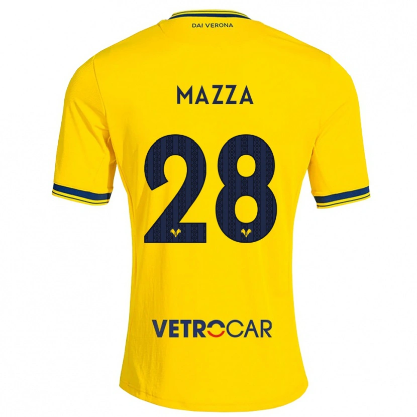 Danxen Kinder Vittoria Karol Mazza #28 Gelb Rot Auswärtstrikot Trikot 2026/27 T-Shirt Schweiz
