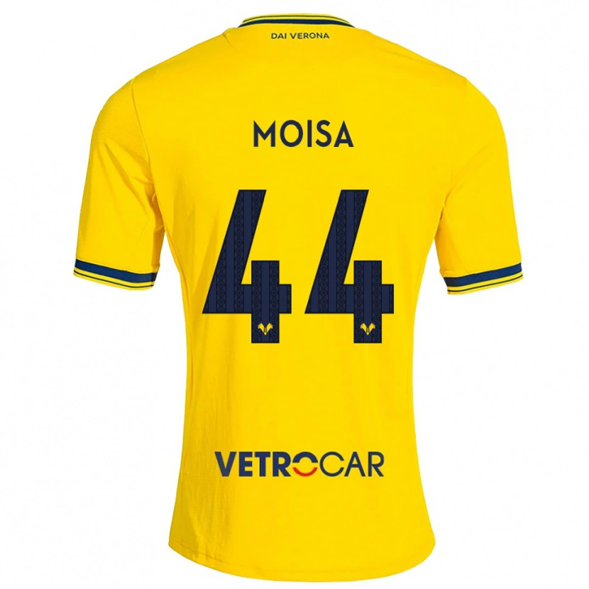 Danxen Kinder Davide Moisa #44 Gelb Rot Auswärtstrikot Trikot 2026/27 T-Shirt Schweiz