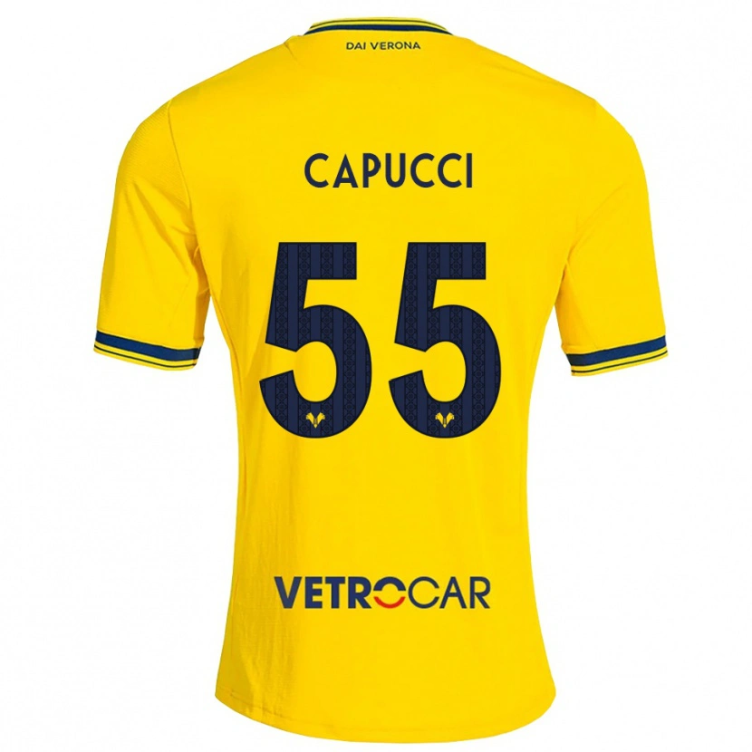 Danxen Kinder Laura Capucci #55 Gelb Rot Auswärtstrikot Trikot 2026/27 T-Shirt Schweiz
