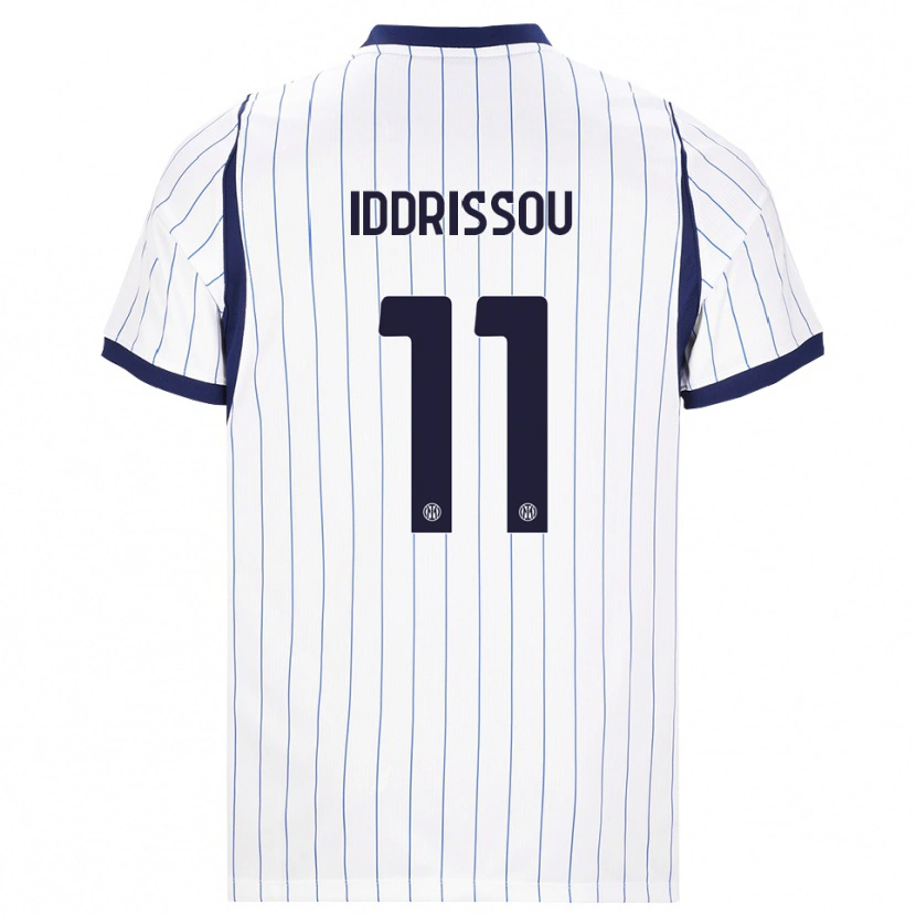 Danxen Kinder Jamal Iddrissou #11 Weiß Dunkelblau Auswärtstrikot Trikot 2026/27 T-Shirt Schweiz