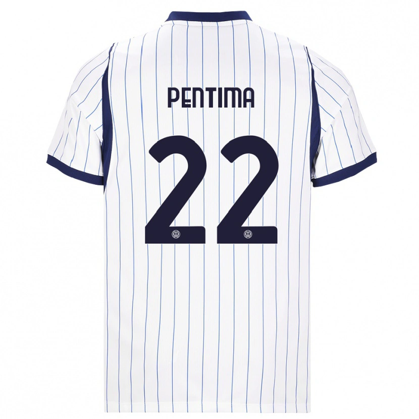 Danxen Kinder Alessandro Pentima #22 Weiß Dunkelblau Auswärtstrikot Trikot 2026/27 T-Shirt Schweiz