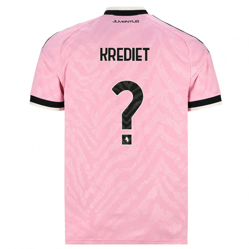 Danxen Kinder Fortunato Krediet #0 Pink Schwarz Auswärtstrikot Trikot 2026/27 T-Shirt Schweiz