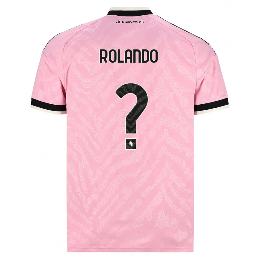 Danxen Kinder Matteo Rolando #0 Pink Schwarz Auswärtstrikot Trikot 2026/27 T-Shirt Schweiz