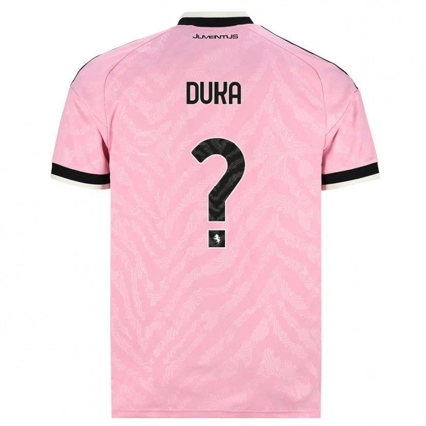 Danxen Kinder Deni Duka #0 Pink Schwarz Auswärtstrikot Trikot 2026/27 T-Shirt Schweiz