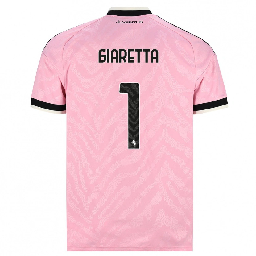 Danxen Kinder Emanuele Giaretta #1 Pink Schwarz Auswärtstrikot Trikot 2026/27 T-Shirt Schweiz