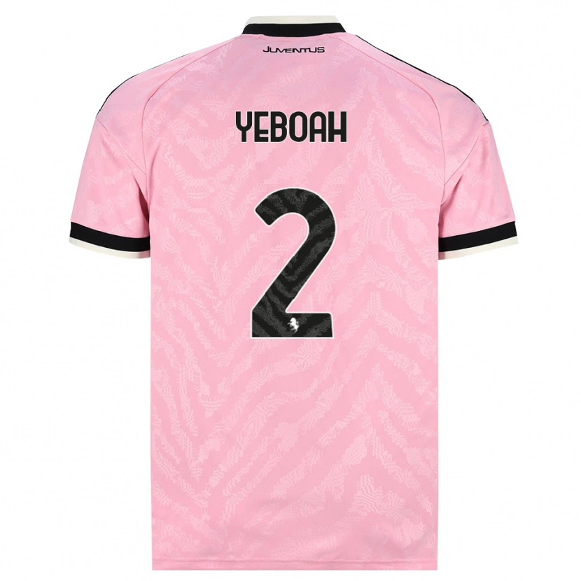 Danxen Kinder Christian Yeboah #2 Pink Schwarz Auswärtstrikot Trikot 2026/27 T-Shirt Schweiz