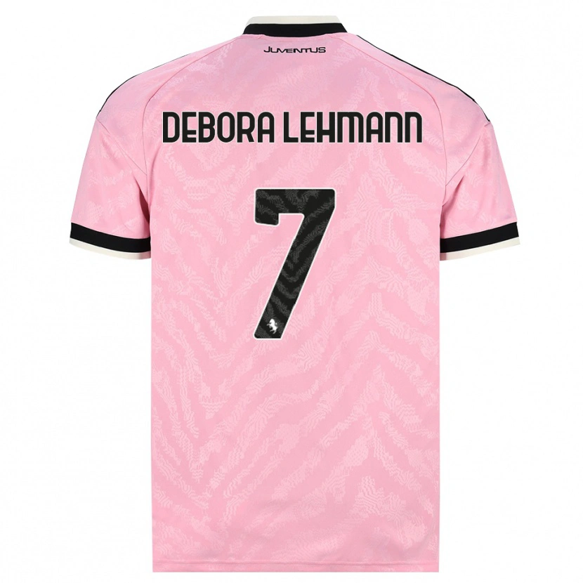 Danxen Kinder Alisha Debora Lehmann #7 Pink Schwarz Auswärtstrikot Trikot 2026/27 T-Shirt Schweiz