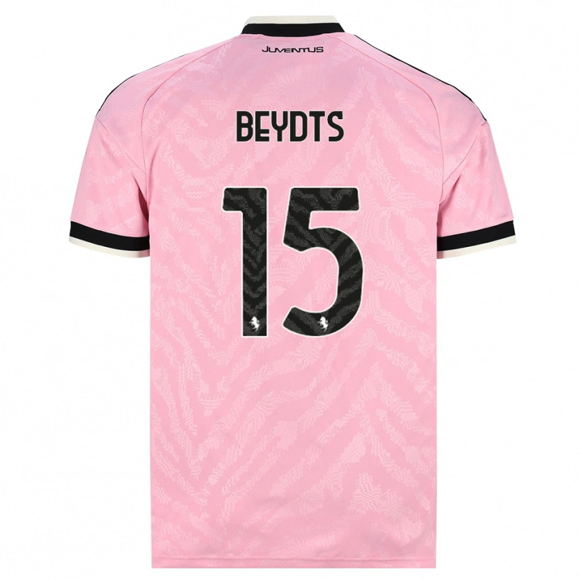 Danxen Kinder Antoine Beydts #15 Pink Schwarz Auswärtstrikot Trikot 2026/27 T-Shirt Schweiz