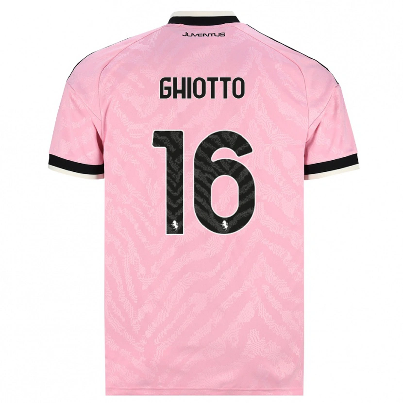 Danxen Kinder Alessandro Ghiotto #16 Pink Schwarz Auswärtstrikot Trikot 2026/27 T-Shirt Schweiz