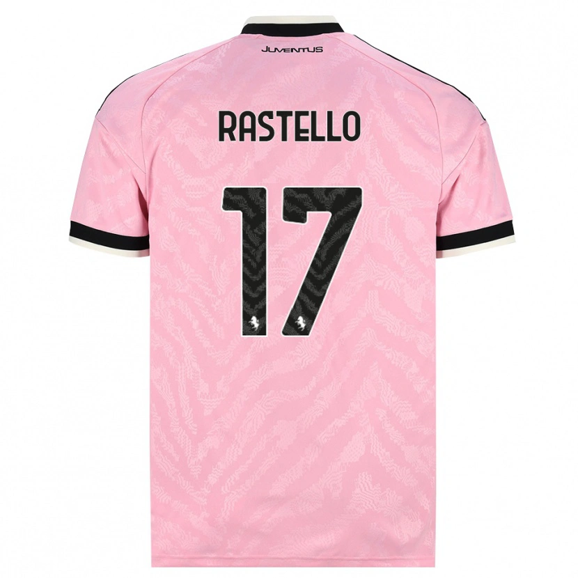 Danxen Kinder Edoardo Rastello #17 Pink Schwarz Auswärtstrikot Trikot 2026/27 T-Shirt Schweiz