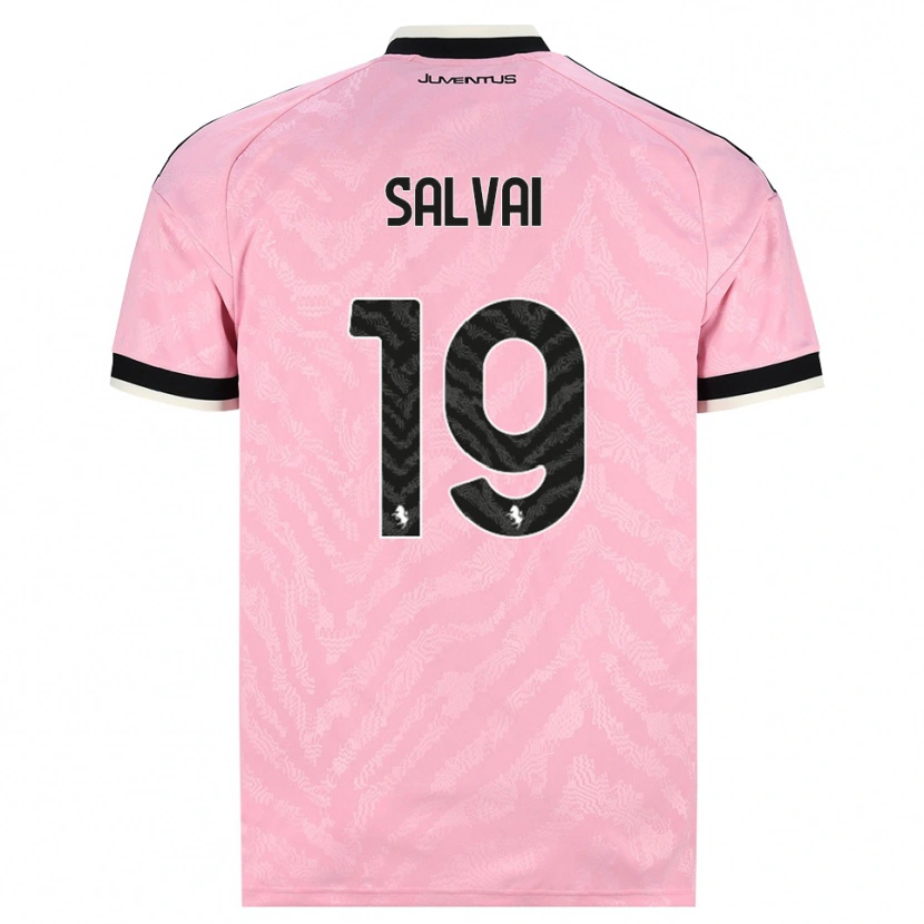 Danxen Kinder Pietro Salvai #19 Pink Schwarz Auswärtstrikot Trikot 2026/27 T-Shirt Schweiz