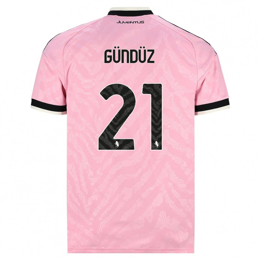 Danxen Kinder Teoman Gündüz #21 Pink Schwarz Auswärtstrikot Trikot 2026/27 T-Shirt Schweiz