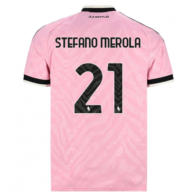 Danxen Kinder Antonio Stefano Merola #21 Pink Schwarz Auswärtstrikot Trikot 2026/27 T-Shirt Schweiz