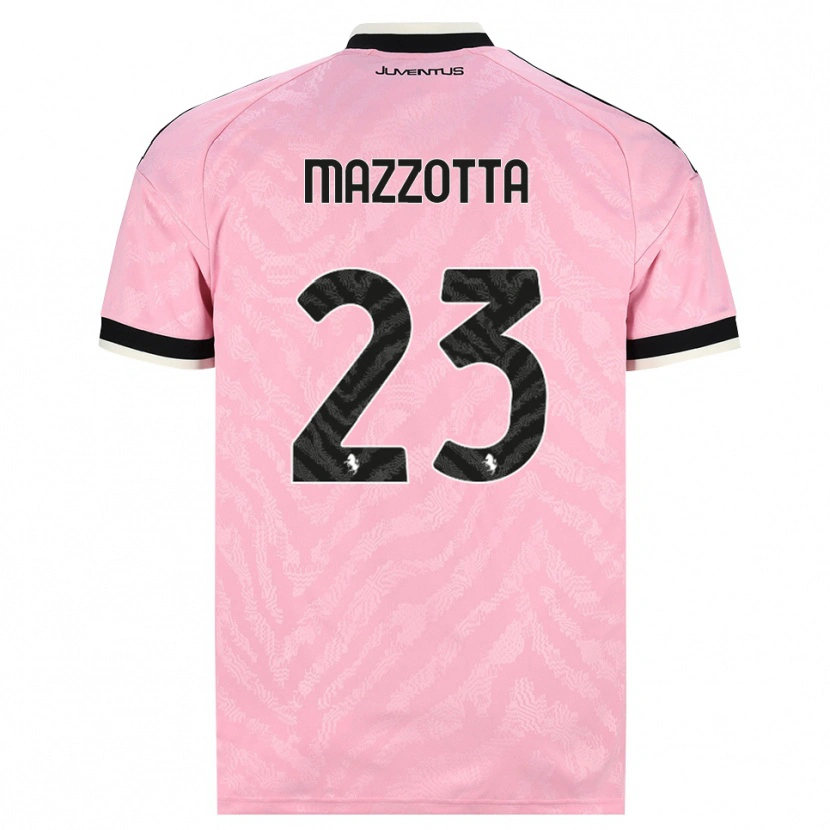 Danxen Kinder Raphael Mazzotta #23 Pink Schwarz Auswärtstrikot Trikot 2026/27 T-Shirt Schweiz