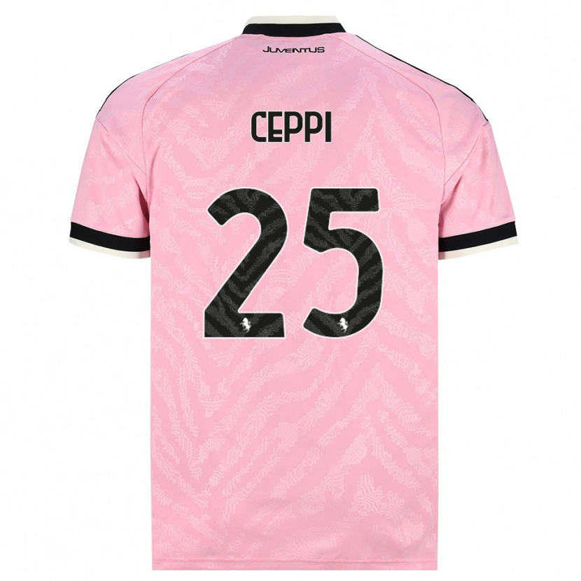 Danxen Kinder Paolo Ceppi #25 Pink Schwarz Auswärtstrikot Trikot 2026/27 T-Shirt Schweiz