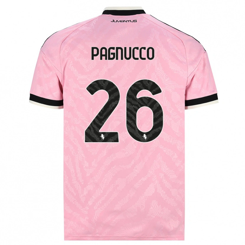 Danxen Kinder Filippo Pagnucco #26 Pink Schwarz Auswärtstrikot Trikot 2026/27 T-Shirt Schweiz