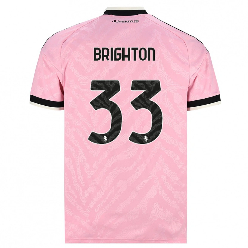 Danxen Kinder Abi Brighton #33 Pink Schwarz Auswärtstrikot Trikot 2026/27 T-Shirt Schweiz