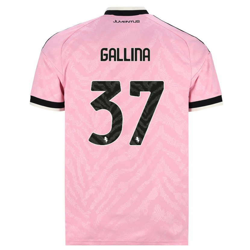 Danxen Kinder Arianna Gallina #37 Pink Schwarz Auswärtstrikot Trikot 2026/27 T-Shirt Schweiz