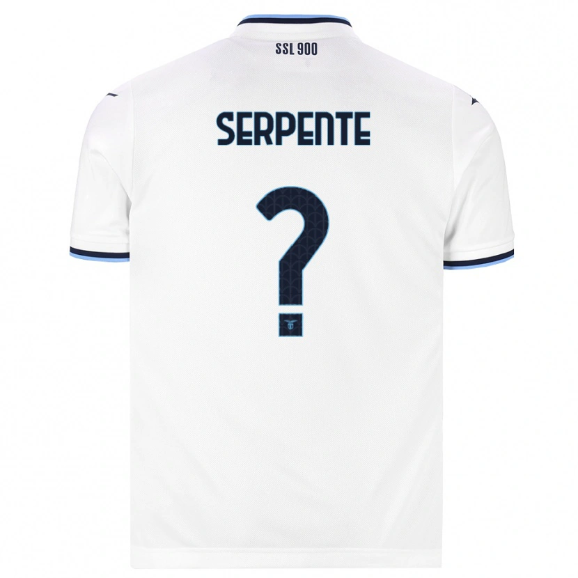 Danxen Kinder Fabiano Serpente #0 Weiß Dunkelblau Auswärtstrikot Trikot 2026/27 T-Shirt Schweiz
