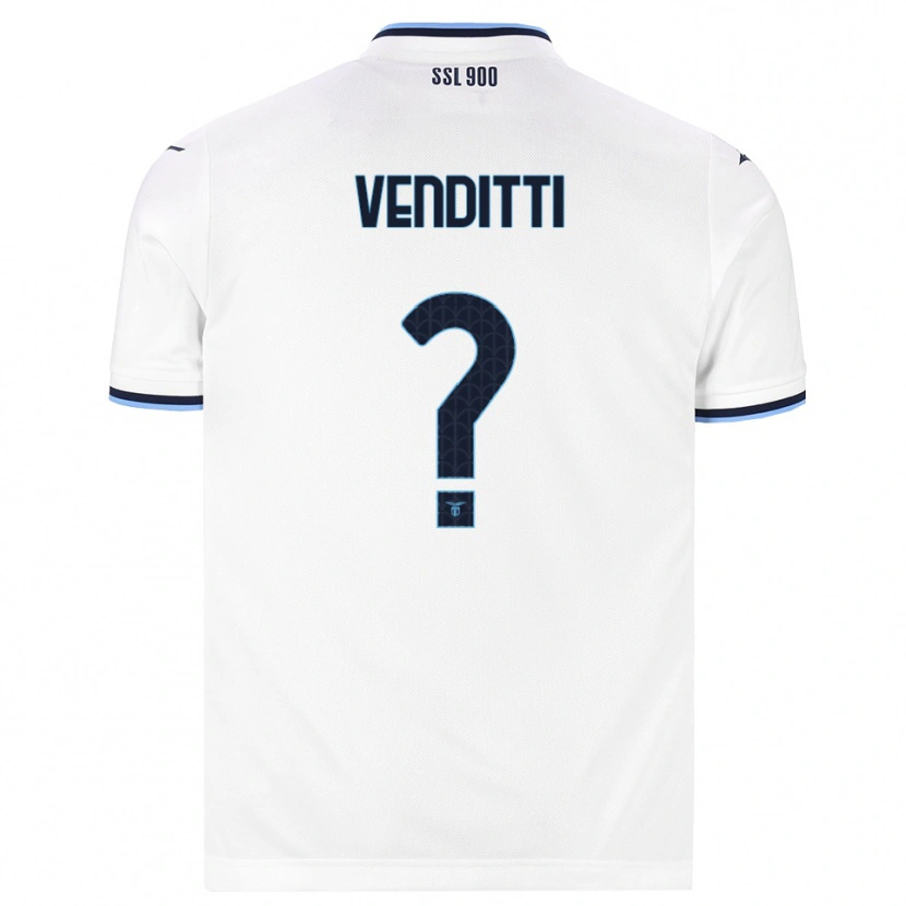 Danxen Kinder Pietro Venditti #0 Weiß Dunkelblau Auswärtstrikot Trikot 2026/27 T-Shirt Schweiz