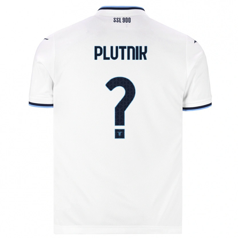 Danxen Kinder Artem Plutnik #0 Weiß Dunkelblau Auswärtstrikot Trikot 2026/27 T-Shirt Schweiz