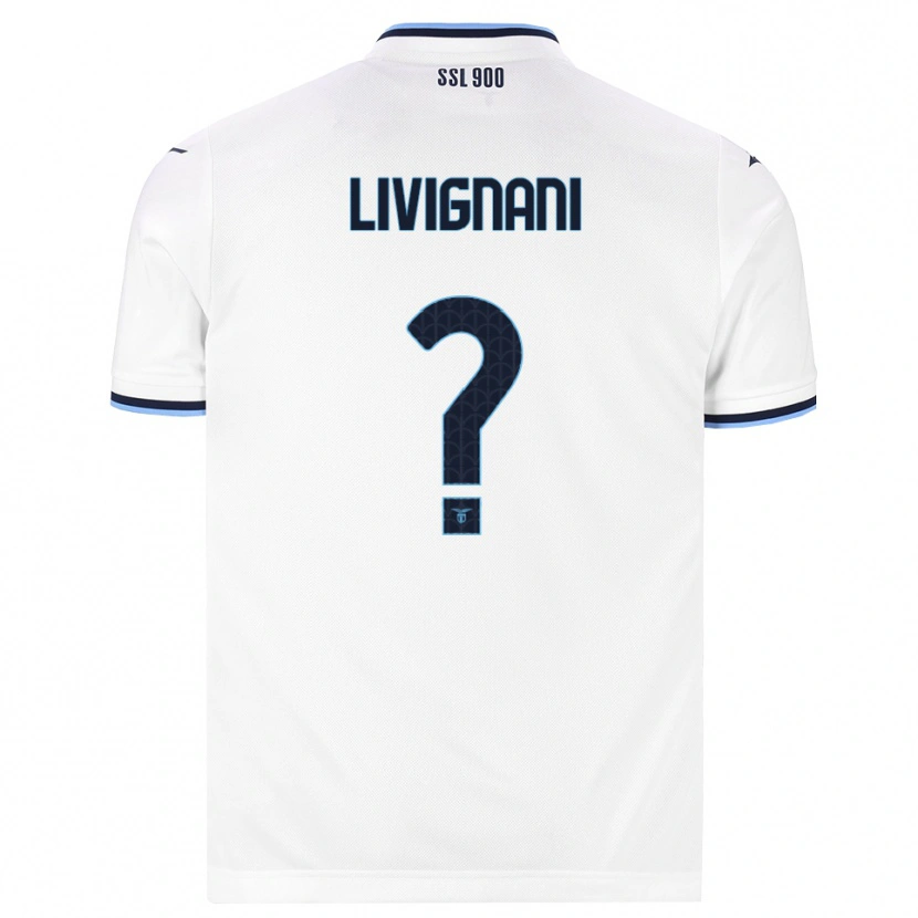 Danxen Kinder Gioia Livignani #0 Weiß Dunkelblau Auswärtstrikot Trikot 2026/27 T-Shirt Schweiz