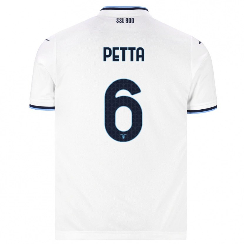Danxen Kinder Andrea Petta #6 Weiß Dunkelblau Auswärtstrikot Trikot 2026/27 T-Shirt Schweiz