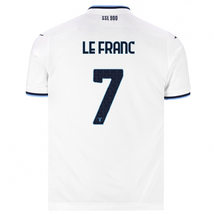 Danxen Kinder Chloé Le Franc #7 Weiß Dunkelblau Auswärtstrikot Trikot 2026/27 T-Shirt Schweiz