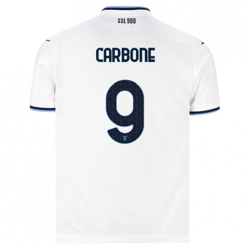 Danxen Kinder Giovanni Carbone #9 Weiß Dunkelblau Auswärtstrikot Trikot 2026/27 T-Shirt Schweiz