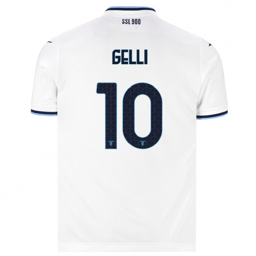 Danxen Kinder Valerio Gelli #10 Weiß Dunkelblau Auswärtstrikot Trikot 2026/27 T-Shirt Schweiz