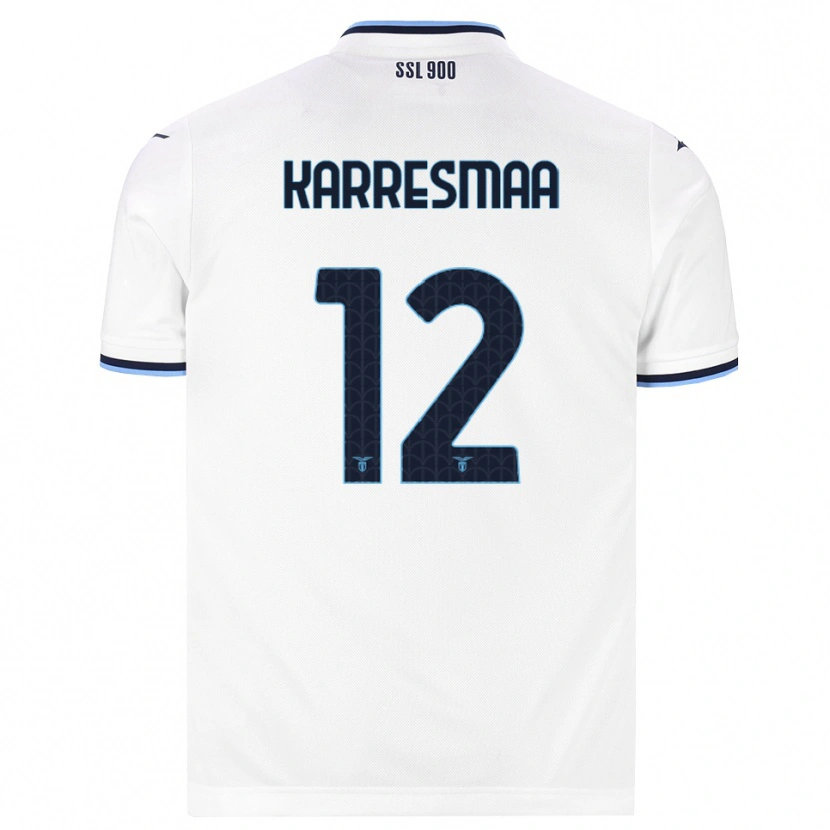 Danxen Kinder Kerttu Karresmaa #12 Weiß Dunkelblau Auswärtstrikot Trikot 2026/27 T-Shirt Schweiz