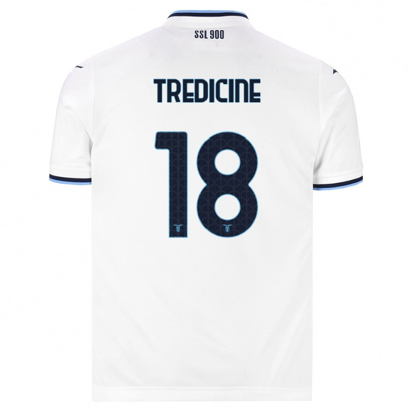 Danxen Kinder Manuel Tredicine #18 Weiß Dunkelblau Auswärtstrikot Trikot 2026/27 T-Shirt Schweiz