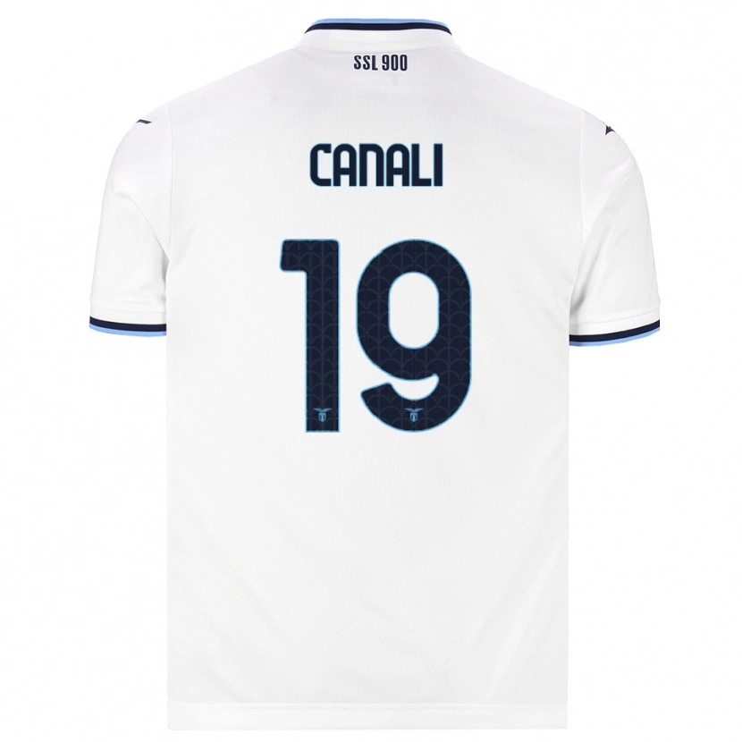 Danxen Kinder Giorgio Canali #19 Weiß Dunkelblau Auswärtstrikot Trikot 2026/27 T-Shirt Schweiz
