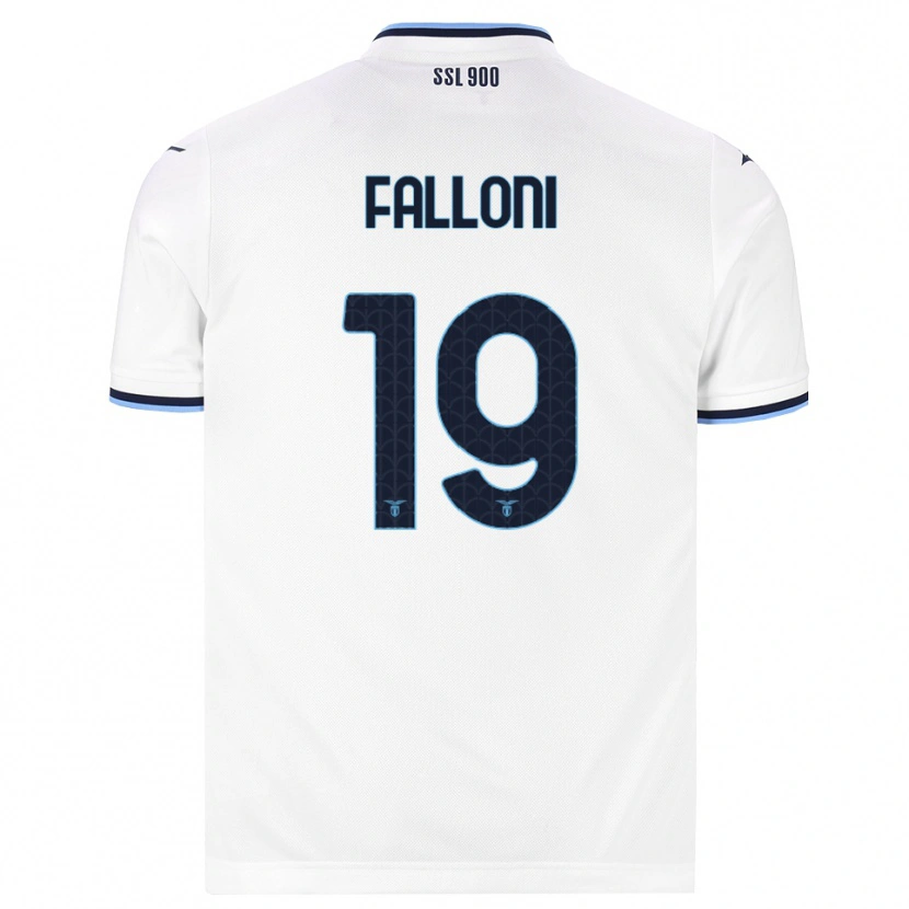 Danxen Kinder Ludovica Falloni #19 Weiß Dunkelblau Auswärtstrikot Trikot 2026/27 T-Shirt Schweiz