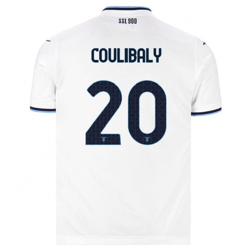 Danxen Kinder Larsson Coulibaly #20 Weiß Dunkelblau Auswärtstrikot Trikot 2026/27 T-Shirt Schweiz