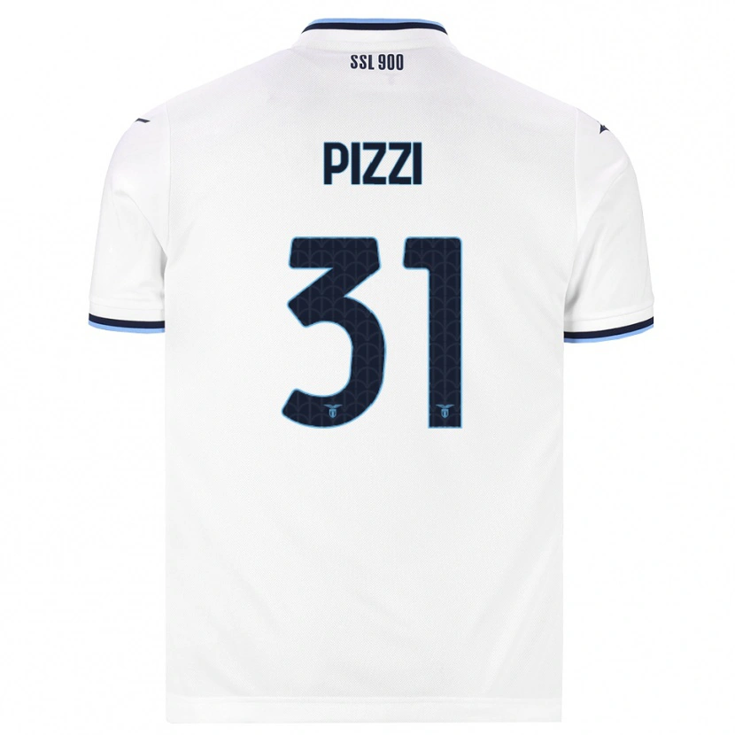 Danxen Kinder Giorgia Pizzi #31 Weiß Dunkelblau Auswärtstrikot Trikot 2026/27 T-Shirt Schweiz