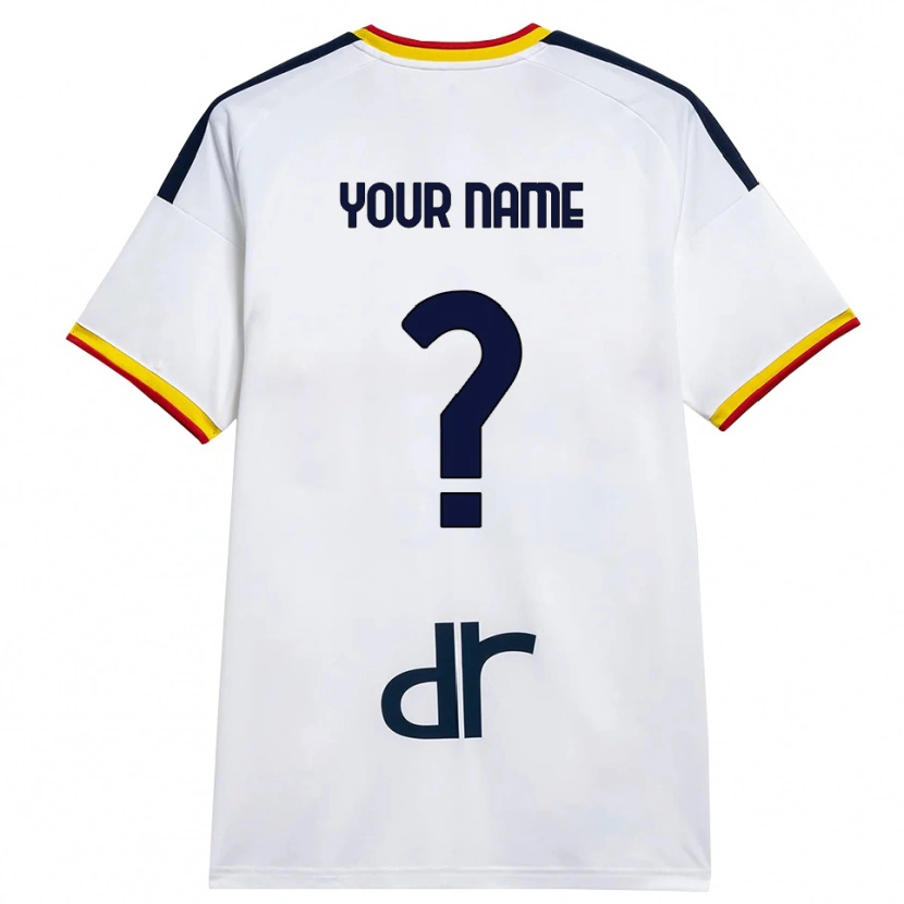 Danxen Kinder Ihren Namen #0 Weiß Gelb Rot Auswärtstrikot Trikot 2026/27 T-Shirt Schweiz