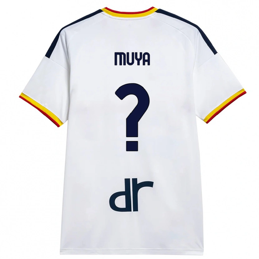 Danxen Kinder Mattia Muya #0 Weiß Gelb Rot Auswärtstrikot Trikot 2026/27 T-Shirt Schweiz