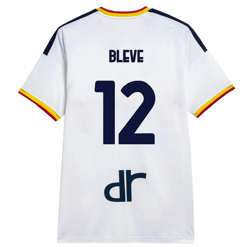 Danxen Kinder Daniele Bleve #12 Weiß Gelb Rot Auswärtstrikot Trikot 2026/27 T-Shirt Schweiz