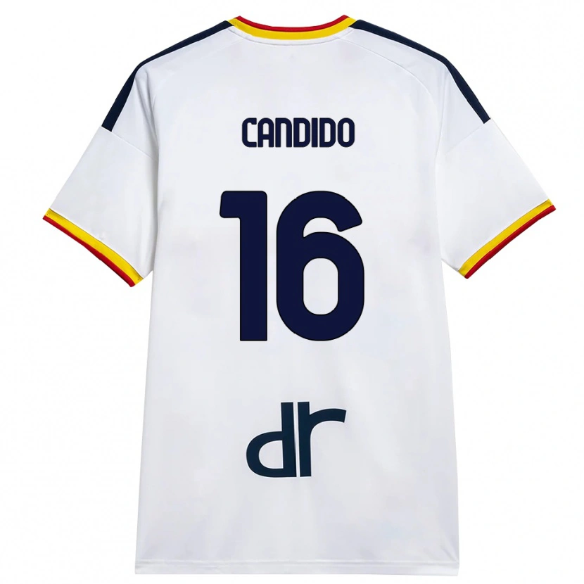 Danxen Kinder Filippo Candido #16 Weiß Gelb Rot Auswärtstrikot Trikot 2026/27 T-Shirt Schweiz