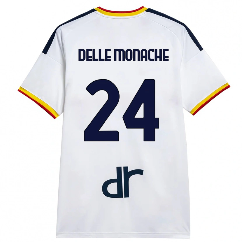 Danxen Kinder Marco Delle Monache #24 Weiß Gelb Rot Auswärtstrikot Trikot 2026/27 T-Shirt Schweiz