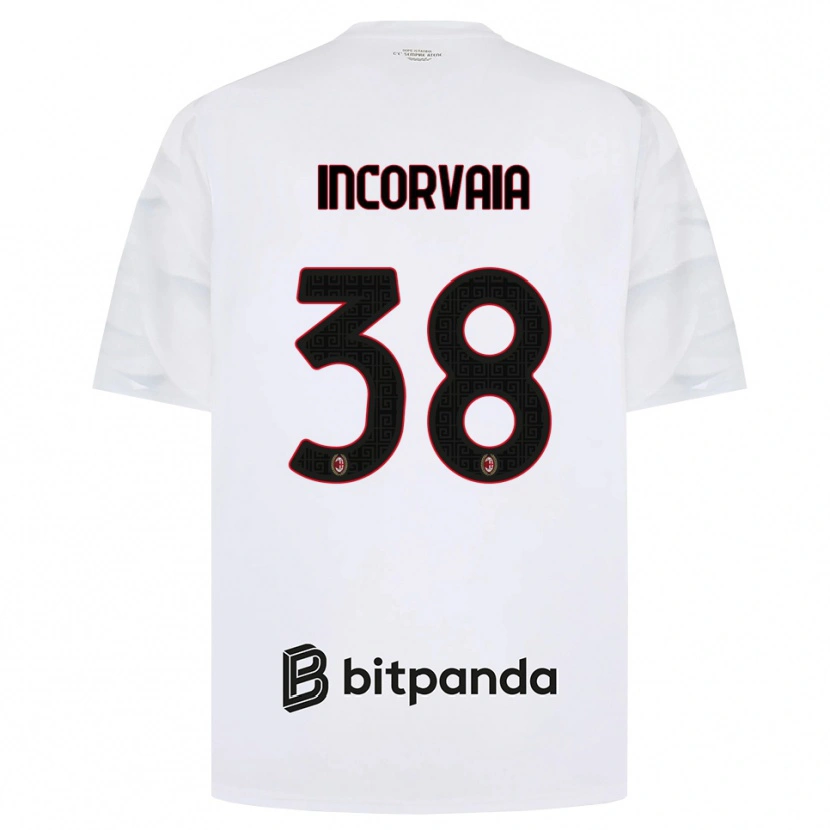 Danxen Kinder Giovanni Incorvaia #38 Weiß Rot Schwarz Auswärtstrikot Trikot 2026/27 T-Shirt Schweiz