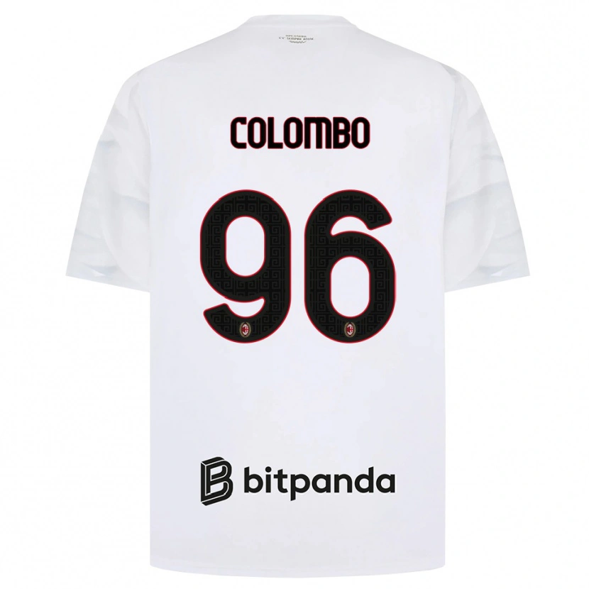 Danxen Kinder Leonardo Colombo #96 Weiß Rot Schwarz Auswärtstrikot Trikot 2026/27 T-Shirt Schweiz