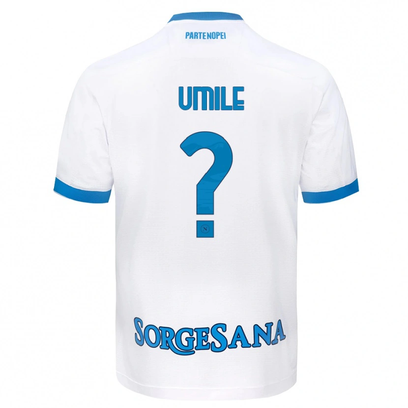 Danxen Kinder Bruno Umile #0 Weiß Hellblau Auswärtstrikot Trikot 2026/27 T-Shirt Schweiz