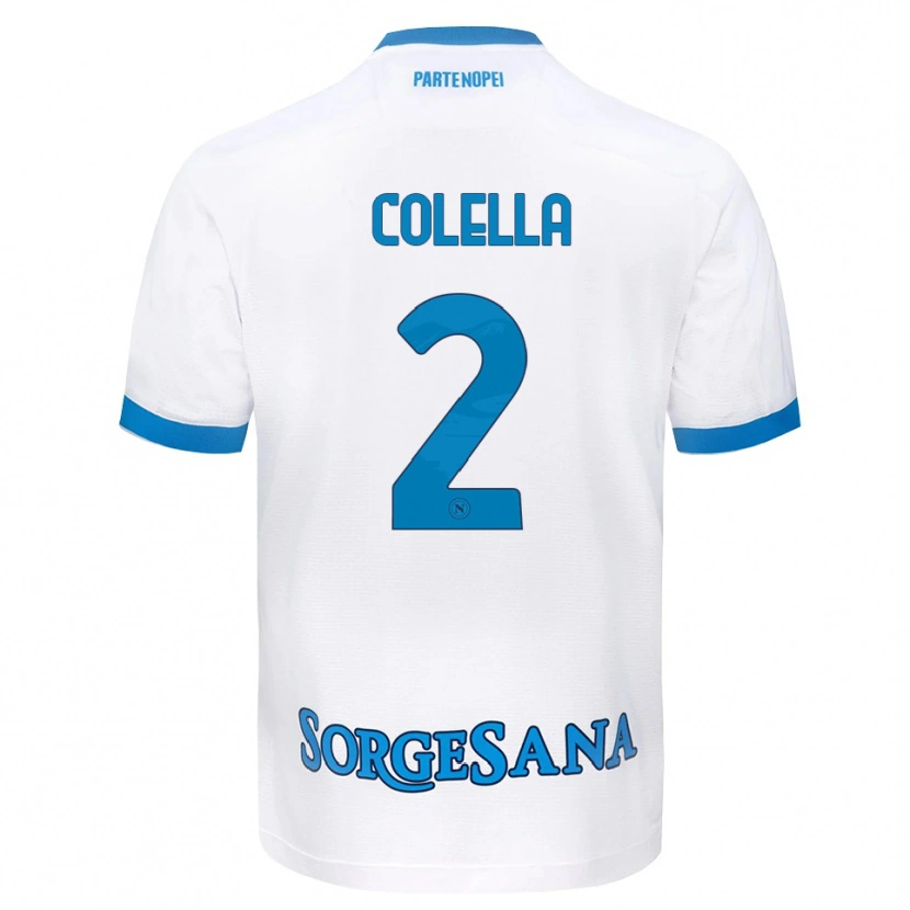 Danxen Kinder Raffaele Colella #2 Weiß Hellblau Auswärtstrikot Trikot 2026/27 T-Shirt Schweiz