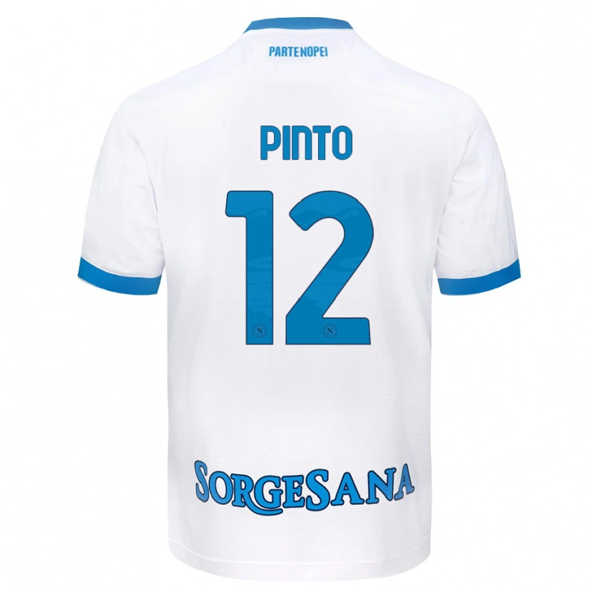 Danxen Kinder Ciro Pinto #12 Weiß Hellblau Auswärtstrikot Trikot 2026/27 T-Shirt Schweiz