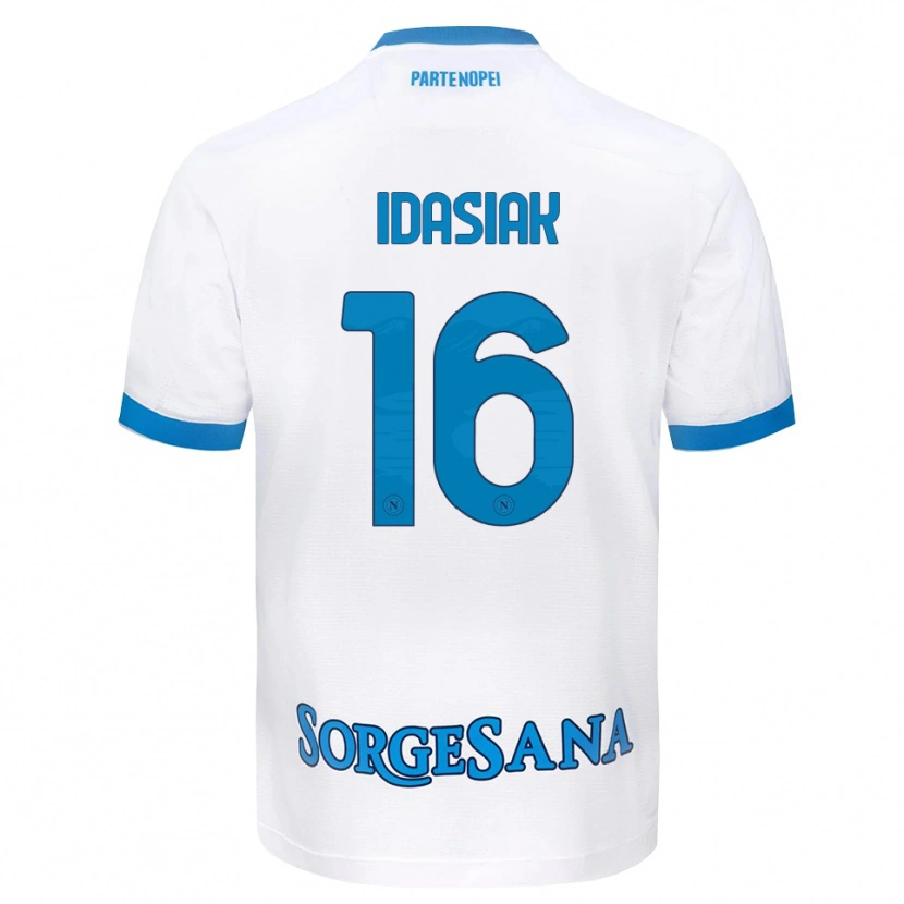 Danxen Kinder Hubert Idasiak #16 Weiß Hellblau Auswärtstrikot Trikot 2026/27 T-Shirt Schweiz