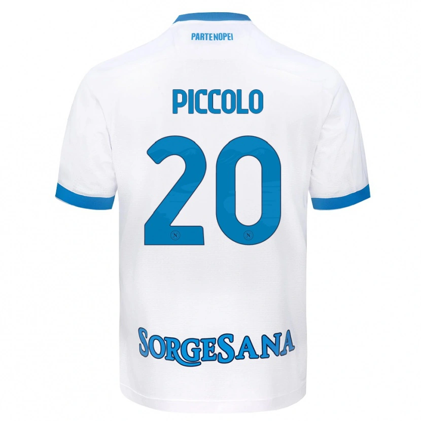 Danxen Kinder Salvatore Piccolo #20 Weiß Hellblau Auswärtstrikot Trikot 2026/27 T-Shirt Schweiz